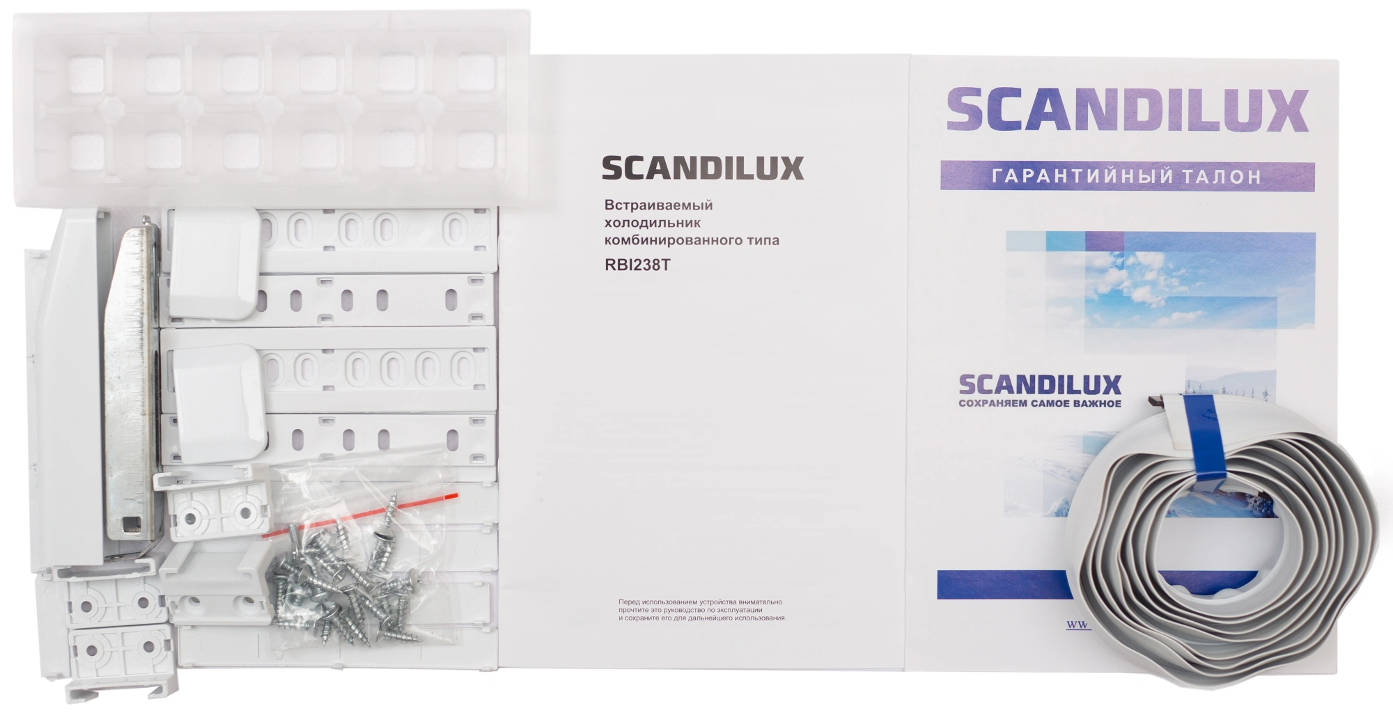 Холодильник Scandilux RBI238T белый (10790238)