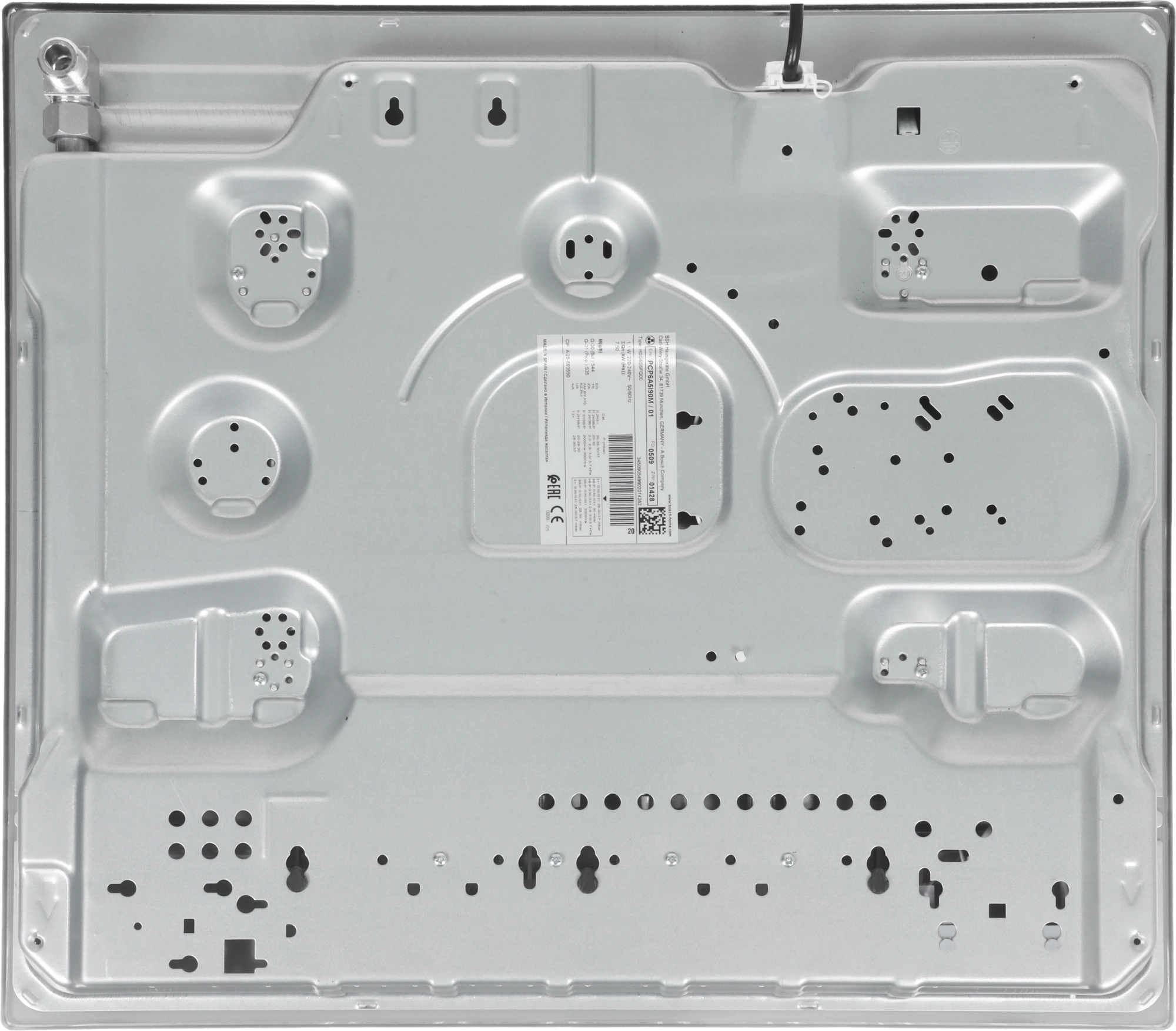 Газовая варочная поверхность Bosch PCP6A5I90M нержавеющая сталь