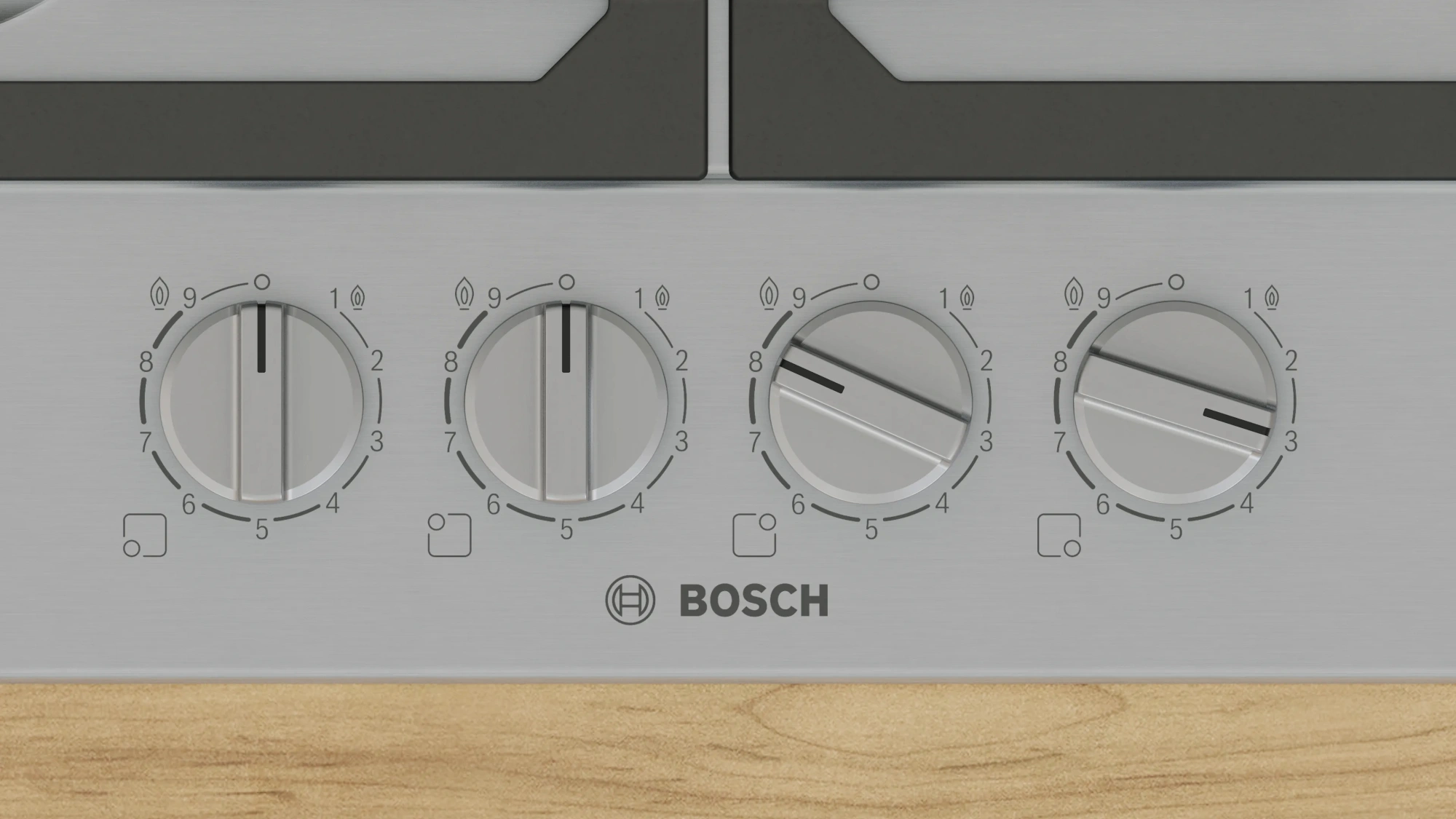 Газовая варочная поверхность Bosch PCP6A5I90M нержавеющая сталь