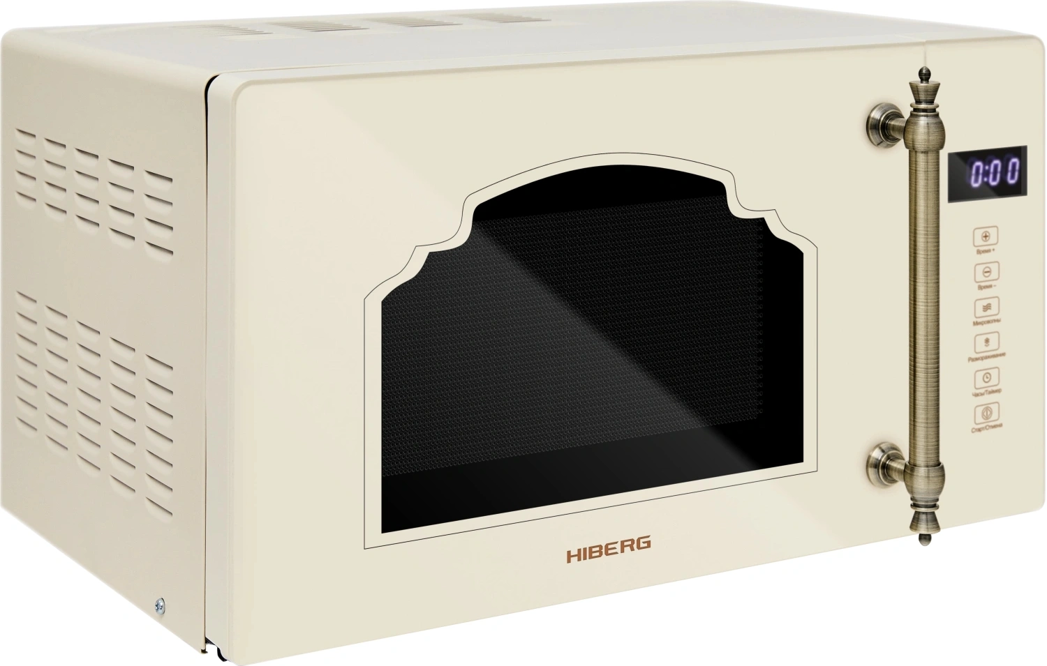 Микроволновая печь Hiberg i-VM 4088 YR, бежевый, русский (00000362819)