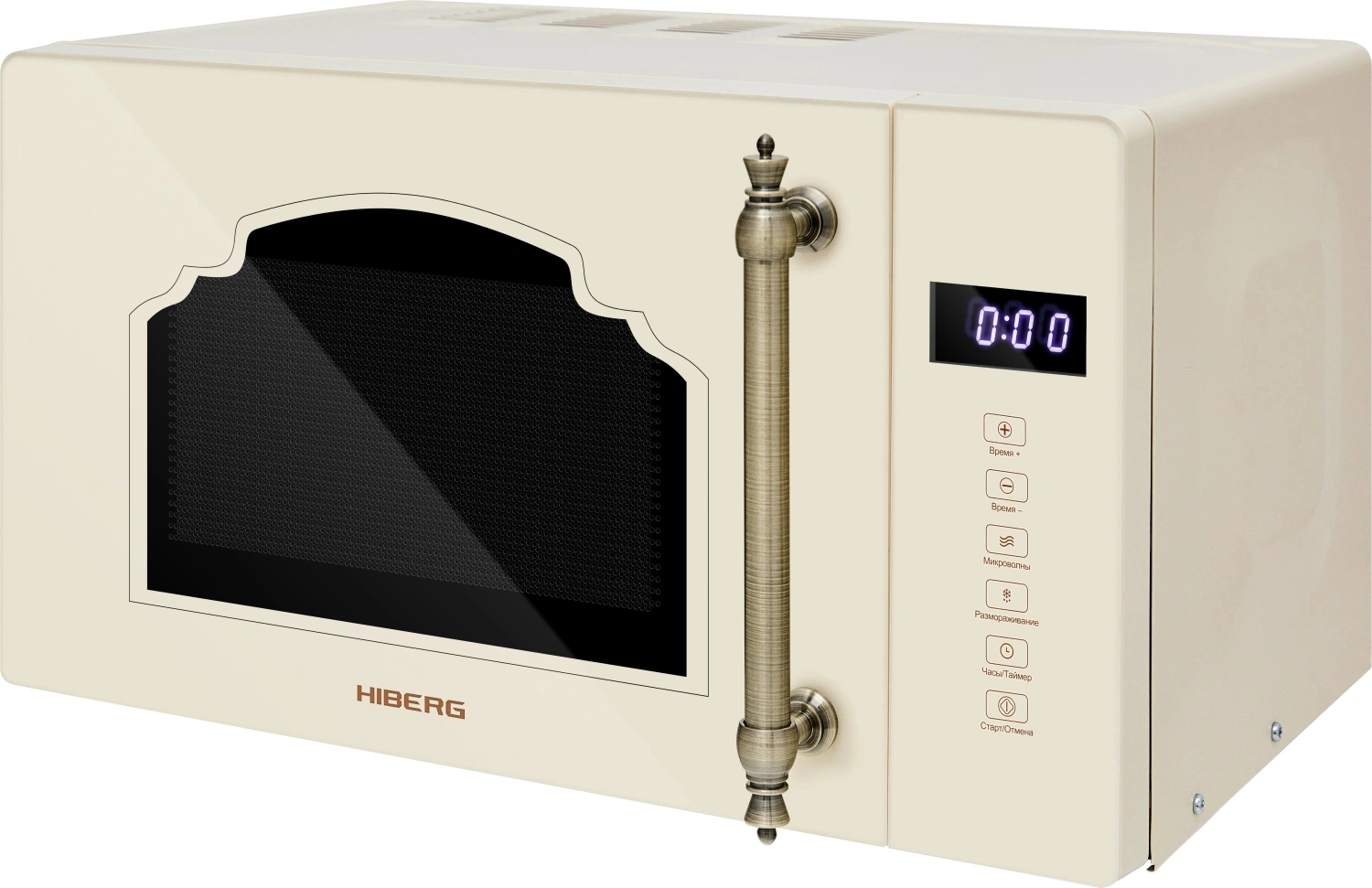 Микроволновая печь Hiberg i-VM 4088 YR, бежевый, русский (00000362819)