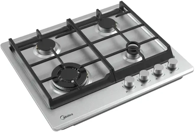 Газовая варочная поверхность Midea MG593TX нержавеющая сталь