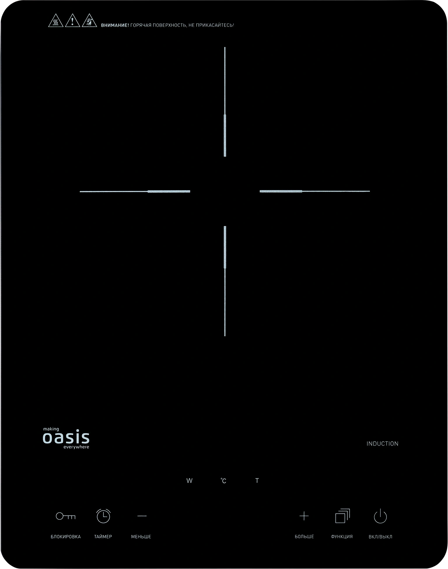 Плита Индукционная Oasis PI-SJFE черный