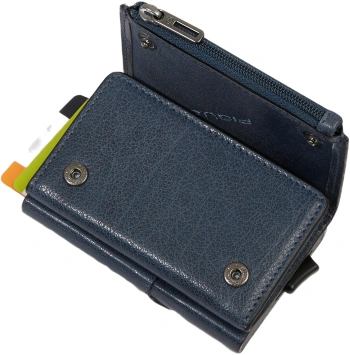 Чехол для кредитных карт Piquadro Solm серо-голубой натур.кожа (pp5649s141r/av)