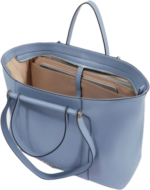 Деловая сумка для ноутбука женская Piquadro Circle голубой, кожа натуральная (bd3336w92/az3)