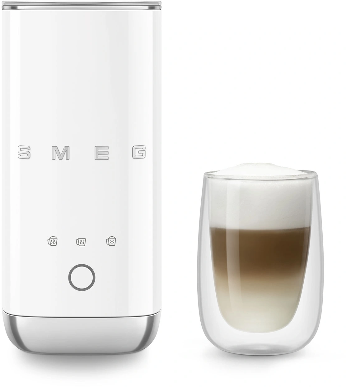 Вспениватель молока Smeg MFF02WHEU белый