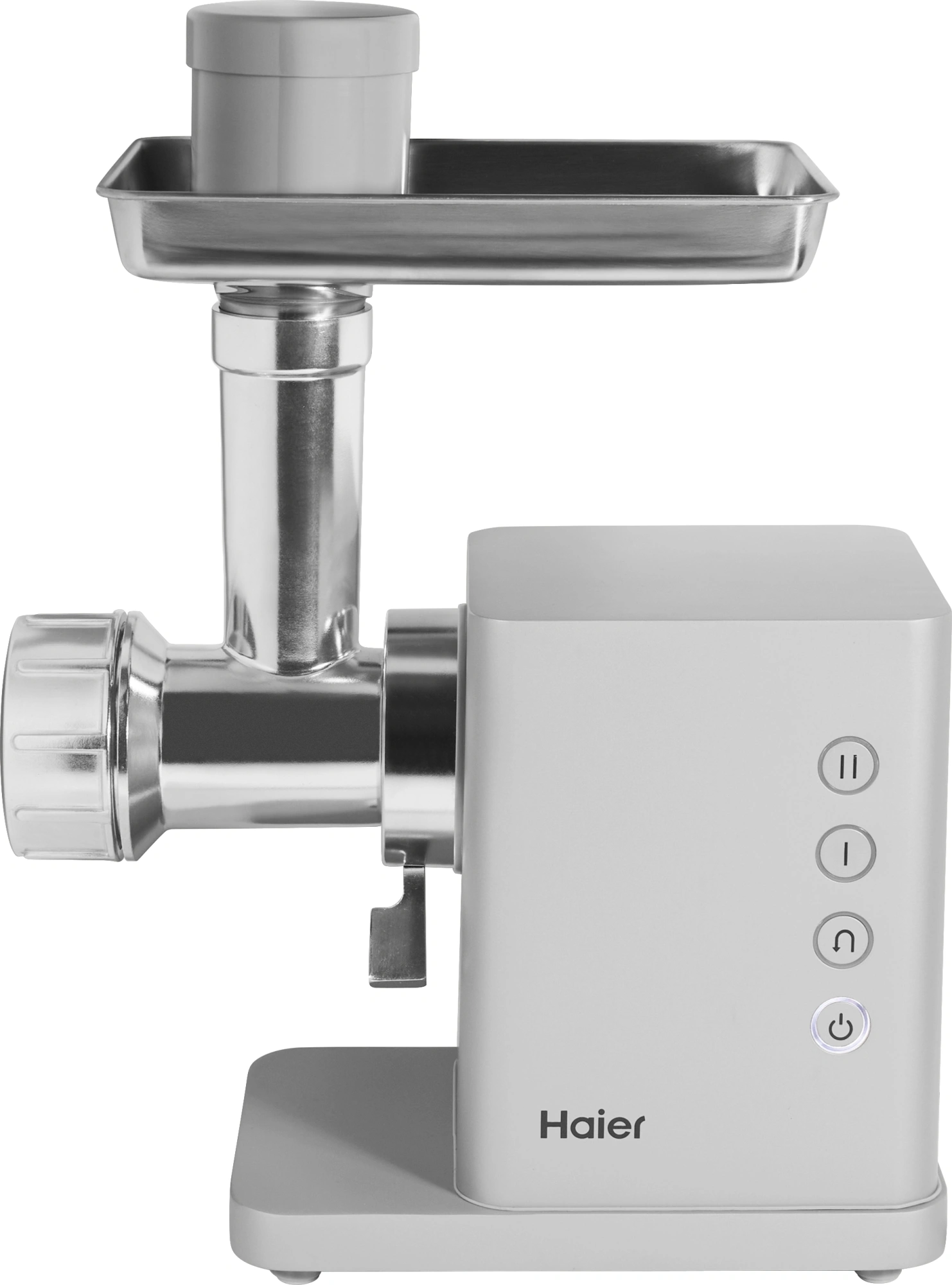 Мясорубка Haier HG-702 серебристый (f00nh7m00ru)