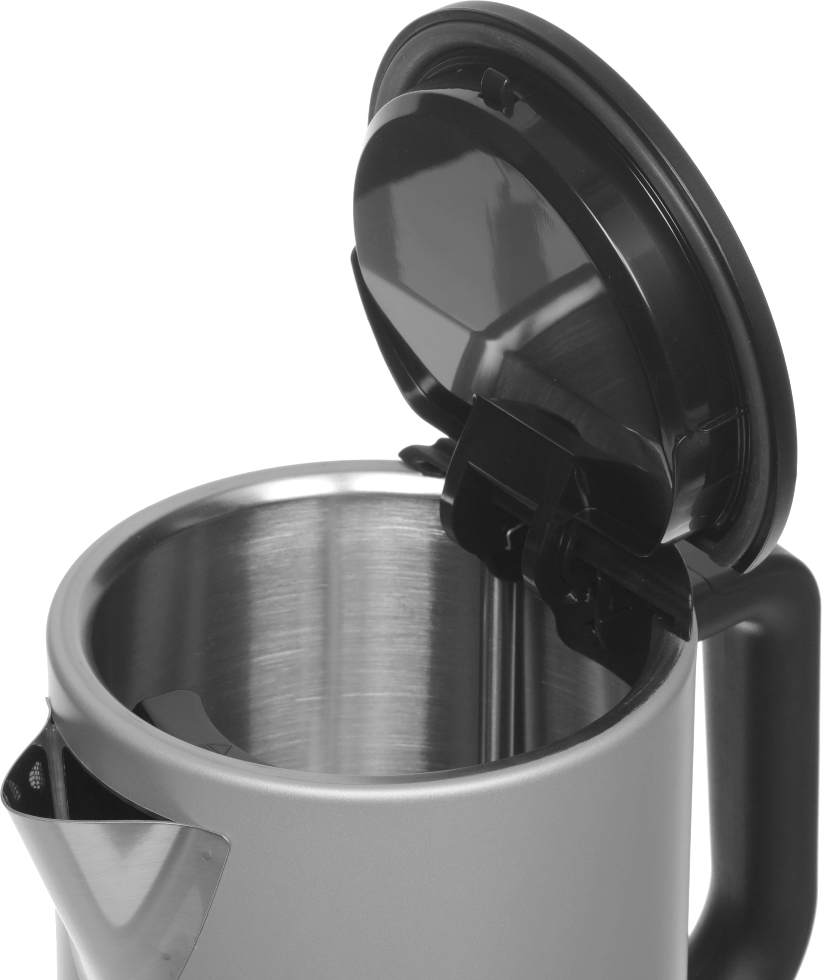Чайник электрический Haier HK-601 серебристый, нержавеющая сталь (QA0082M00RU)