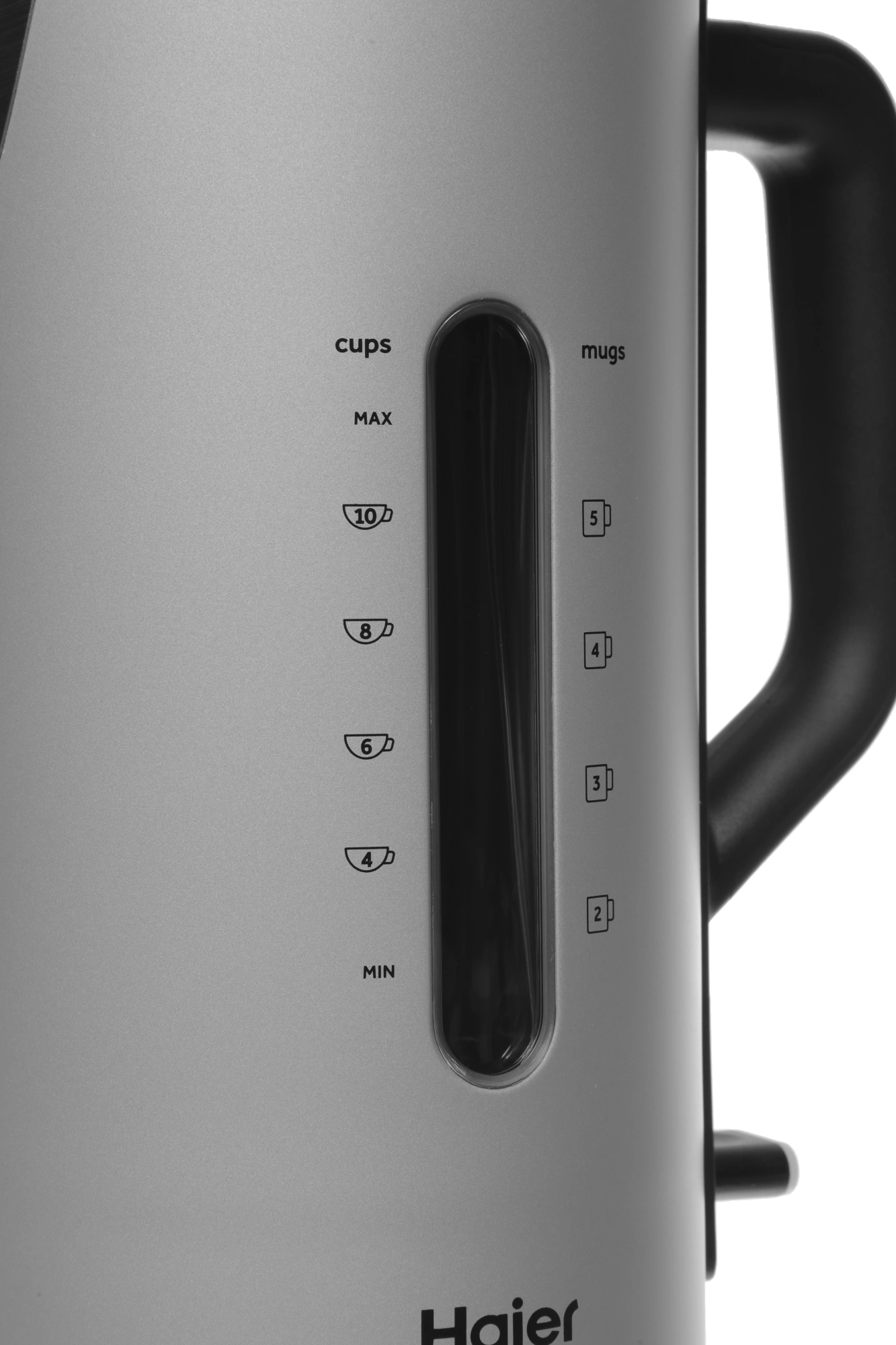 Чайник электрический Haier HK-601 серебристый, нержавеющая сталь (QA0082M00RU)