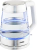Чайник электрический Haier HK-500 серый/белый, стекло (TD0029955RU)
