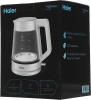 Чайник электрический Haier HK-500 серый/белый, стекло (TD0029955RU)