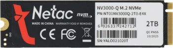 Твердотельный накопитель Netac 2048ГБ, M.2 2280, PCIe 3.0 x4, M.2 NT01NV3000Q-2T0-E4X