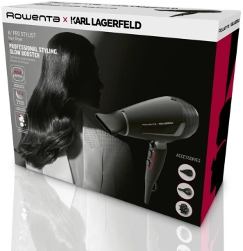 Фен Rowenta CV887LF0 черный, 2200Вт (1830008532)