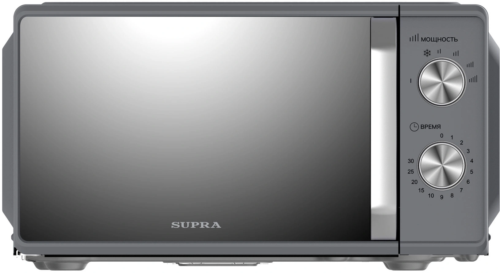 Микроволновая печь Supra 20MS55, графит, русский