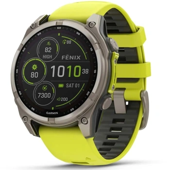 Смарт-часы GARMIN Fenix 8 Solar серебристый (010-02906-21)