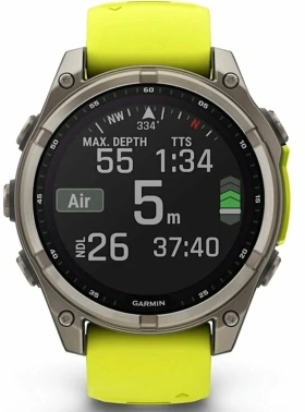 Смарт-часы GARMIN Fenix 8 Solar серебристый (010-02906-21)