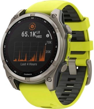 Смарт-часы GARMIN Fenix 8 Solar серебристый (010-02906-21)