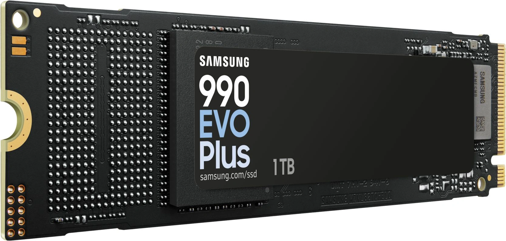 Твердотельный накопитель Samsung 1024ГБ, M.2 2280, PCIe 4.0 x4, M.2 990 Evo Plus (MZ-V9S1T0B/AM)