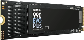 Твердотельный накопитель Samsung 1024ГБ, M.2 2280, PCIe 4.0 x4, M.2 990 Evo Plus (MZ-V9S1T0B/AM)