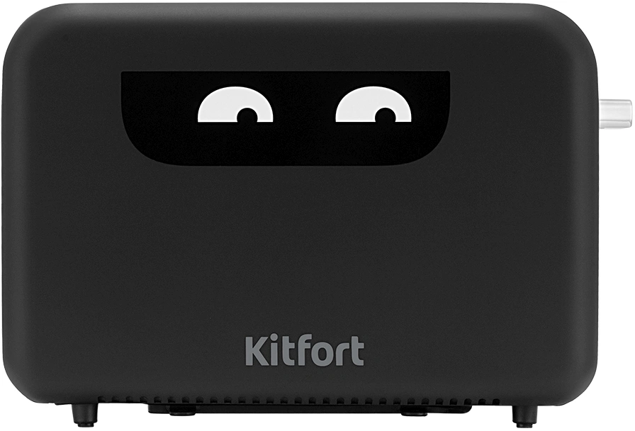 Тостер Kitfort КТ-6497 черный/стальной