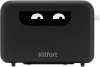 Тостер Kitfort КТ-6497 черный/стальной
