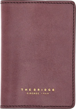 Обложка для паспорта The Bridge розовая орхидея, кожа натуральная (09811501/00b)
