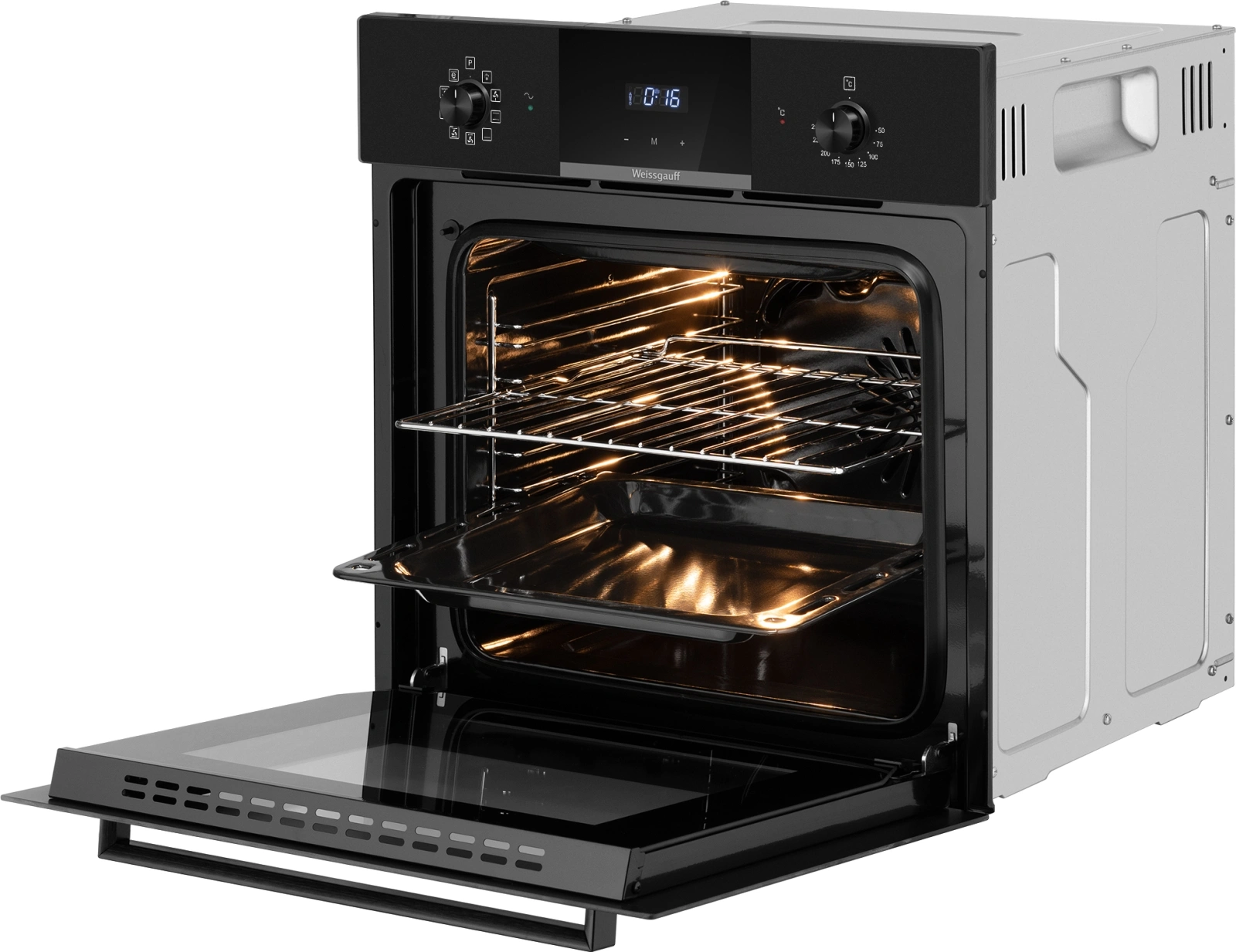 Духовой шкаф Weissgauff EOM 691 PDB Matt Edition черный (434068)