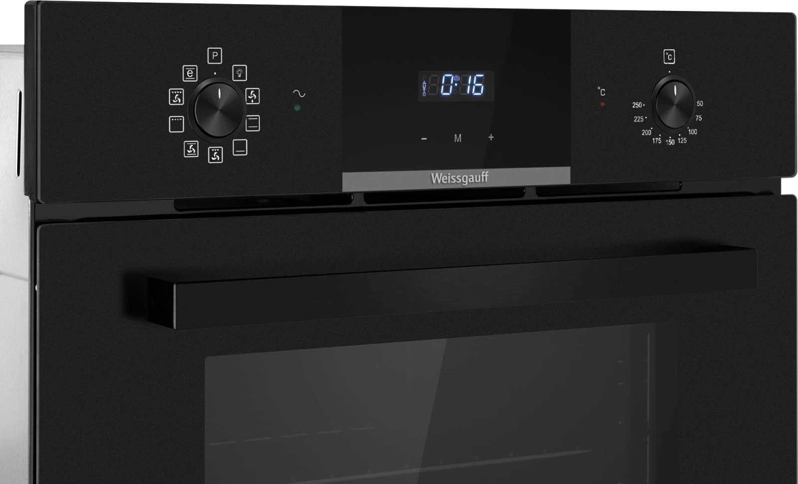 Духовой шкаф Weissgauff EOM 691 PDB Matt Edition черный (434068)