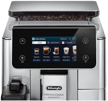 Кофемашина Delonghi ECAM630.55.SSM черный/серебристый (0132250064)