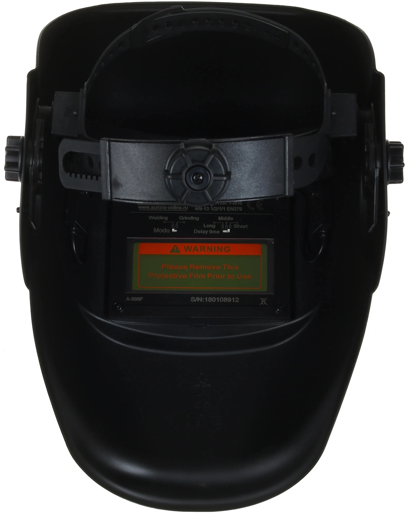 Маска сварщика Aurora A998F (9-13DIN) черный (11258)