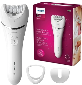 Эпилятор Philips BRE700/01 белый