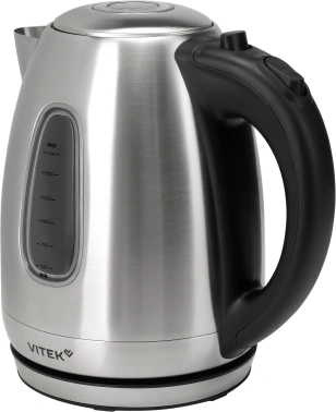 Чайник электрический Vitek VT-WK1056 серебристый матовый/черный, металл