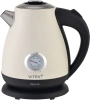 Чайник электрический Vitek VT-WK1095 кремовый, металл
