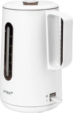 Чайник электрический Vitek VT-WK1094 белый/черный, металл