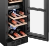 Винный шкаф Weissgauff WWCI-16 DB DualZone черный (438723)