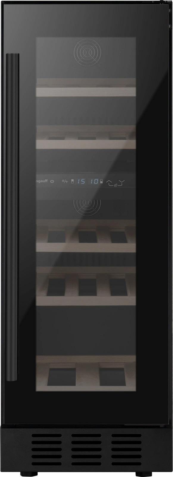 Винный шкаф Weissgauff WWCI-16 DB DualZone черный (438723)