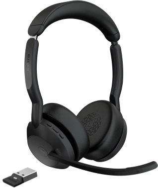 Гарнитура Jabra Evolve2 55 Link380а MS Stereo Stand, черный (25599-999-989)