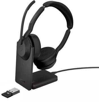 Гарнитура Jabra Evolve2 55 Link380а MS Stereo Stand, черный (25599-999-989)
