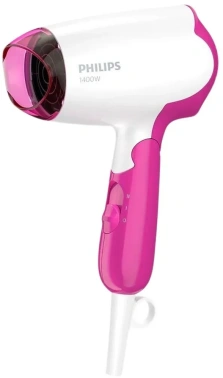 Фен Philips BHD003/00 белый/розовый, 1400Вт