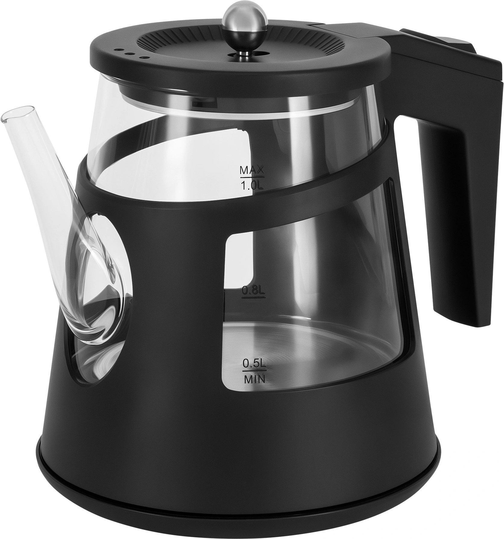 Чайник электрический Vitek VT-WK1083 черный, стекло