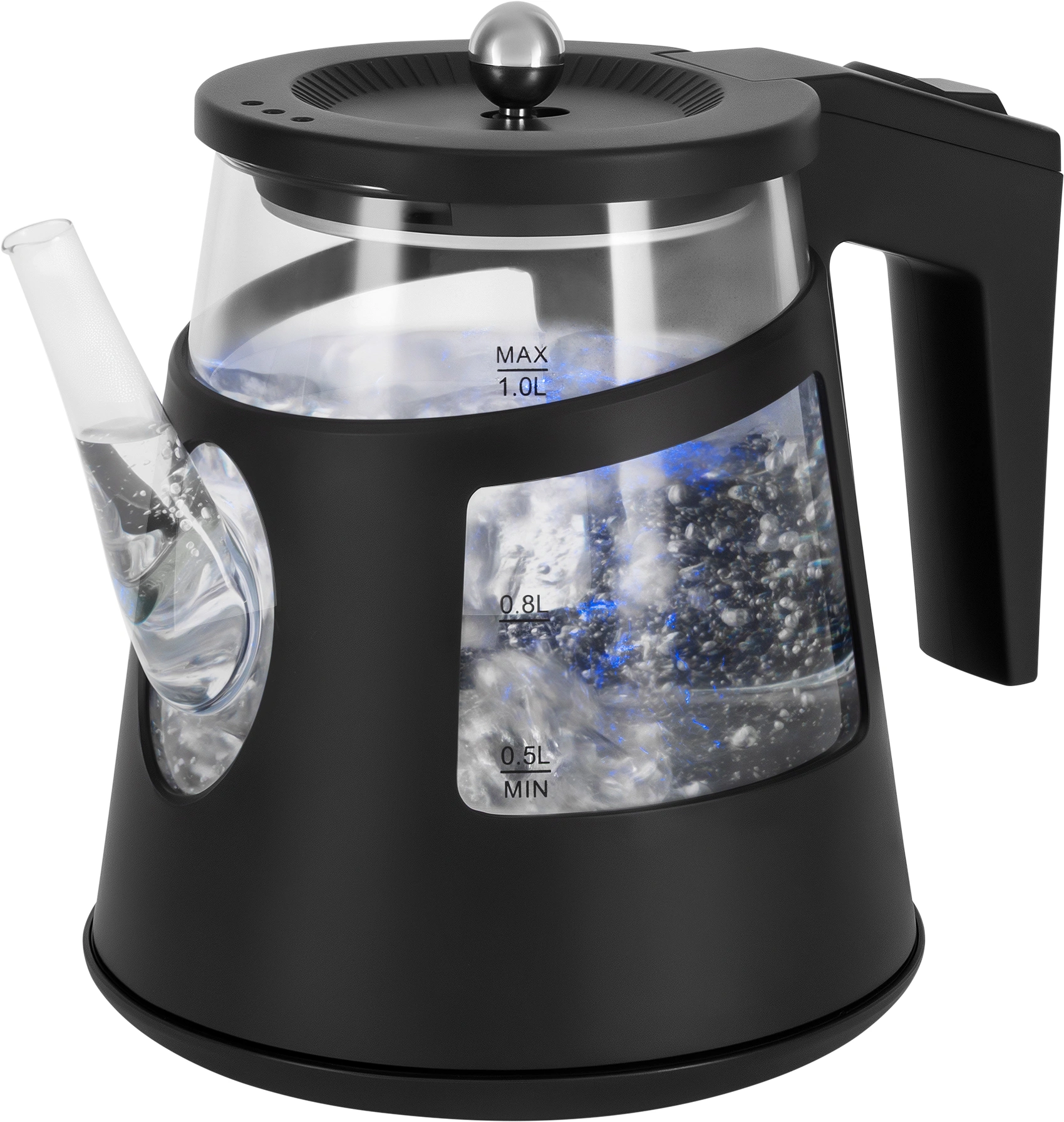 Чайник электрический Vitek VT-WK1083 черный, стекло