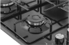 Газовая варочная поверхность Simfer H60Q40B400 черный