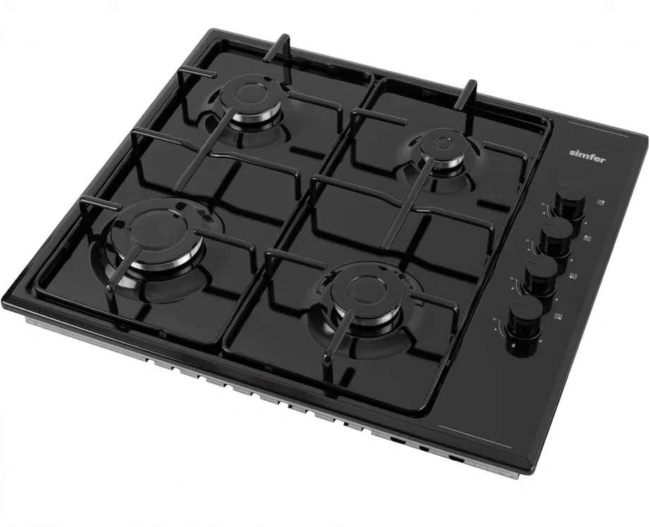 Газовая варочная поверхность Simfer H60Q40B440 черный