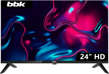 Телевизор BBK 24LEM-1031/TS2C (B), 23.6", LED, HD, черный