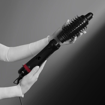 Фен-щетка Rowenta CF635LF0 черный/красный, 800Вт (1830008710)