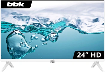 Телевизор BBK 24LEM-1045/TS2C (W), 24", LED, HD, белый