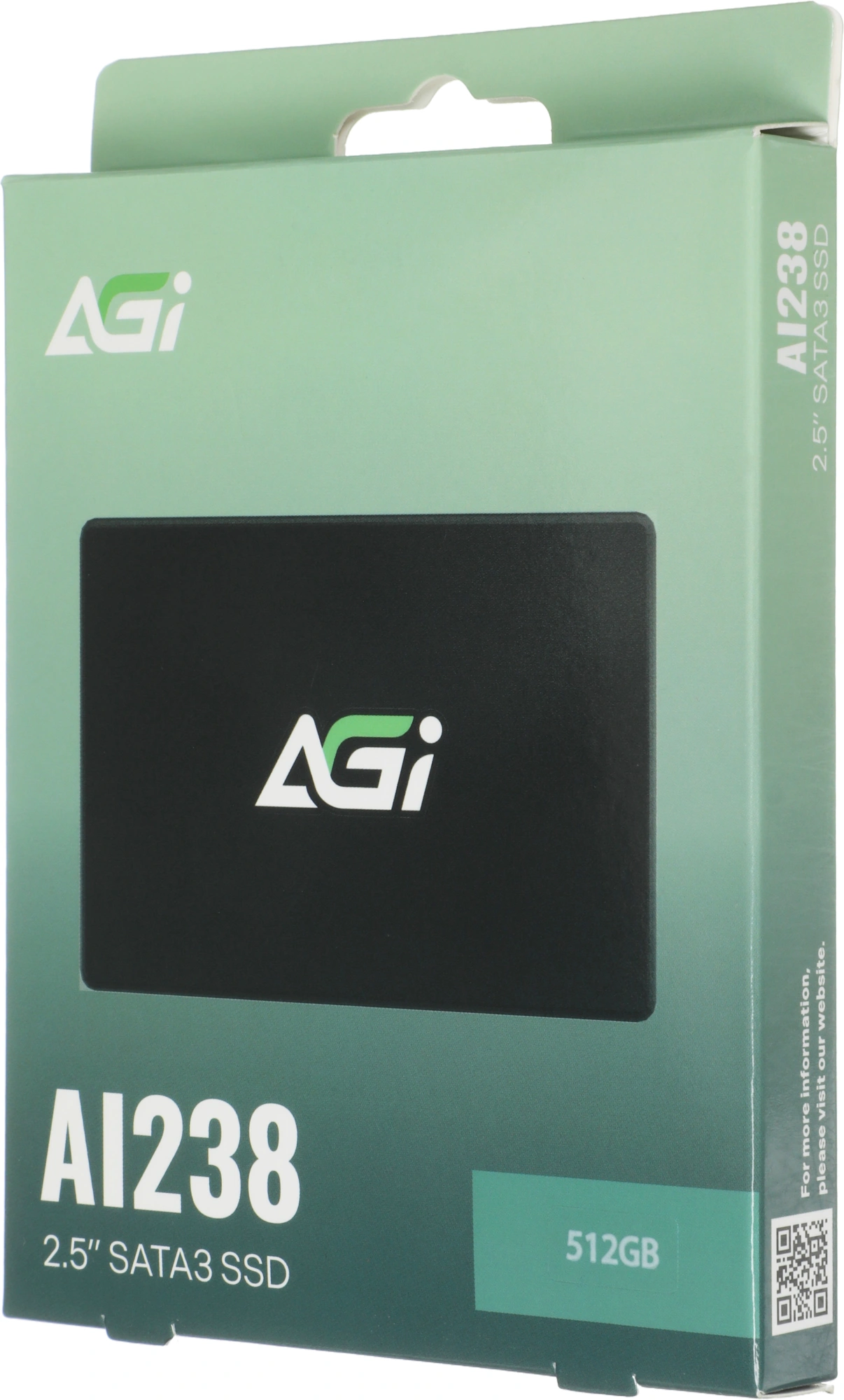 Твердотельный накопитель AGi AI238 512ГБ, 2.5", SATA-III, SATA AGI512G25AI238