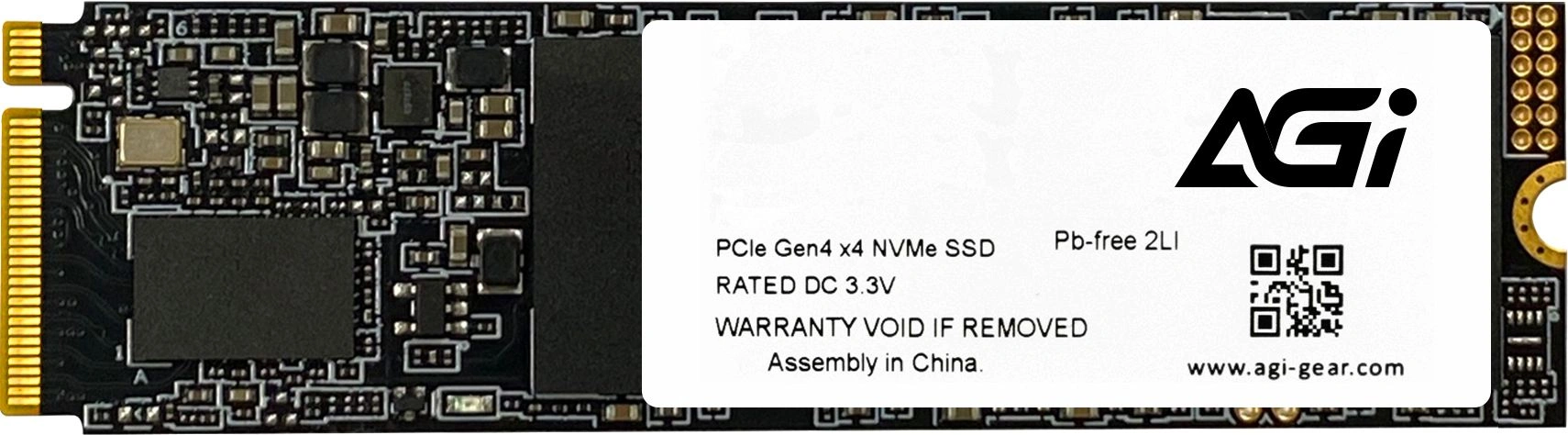 Твердотельный накопитель AGi AI818 1024ГБ, M.2 2280, PCIe 4.0 x4, M.2 AGI1T0G43AI818