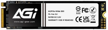 Твердотельный накопитель AGi AI828 1024ГБ, M.2 2280, PCIe 4.0 x4, M.2 AGI1T0G4LAI828
