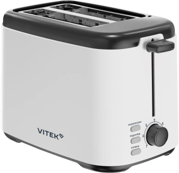 Тостер Vitek VT-T1001 белый/черный